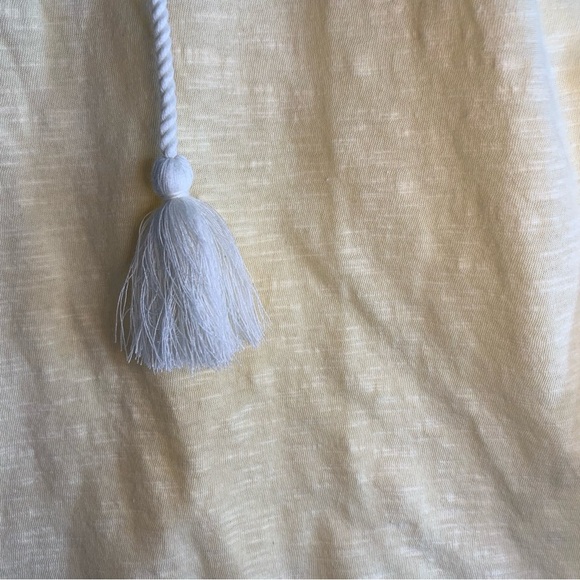 NWT Lucky Brand Yellow Embroidered Tassel Blouse, size S - Picture 6 of 9